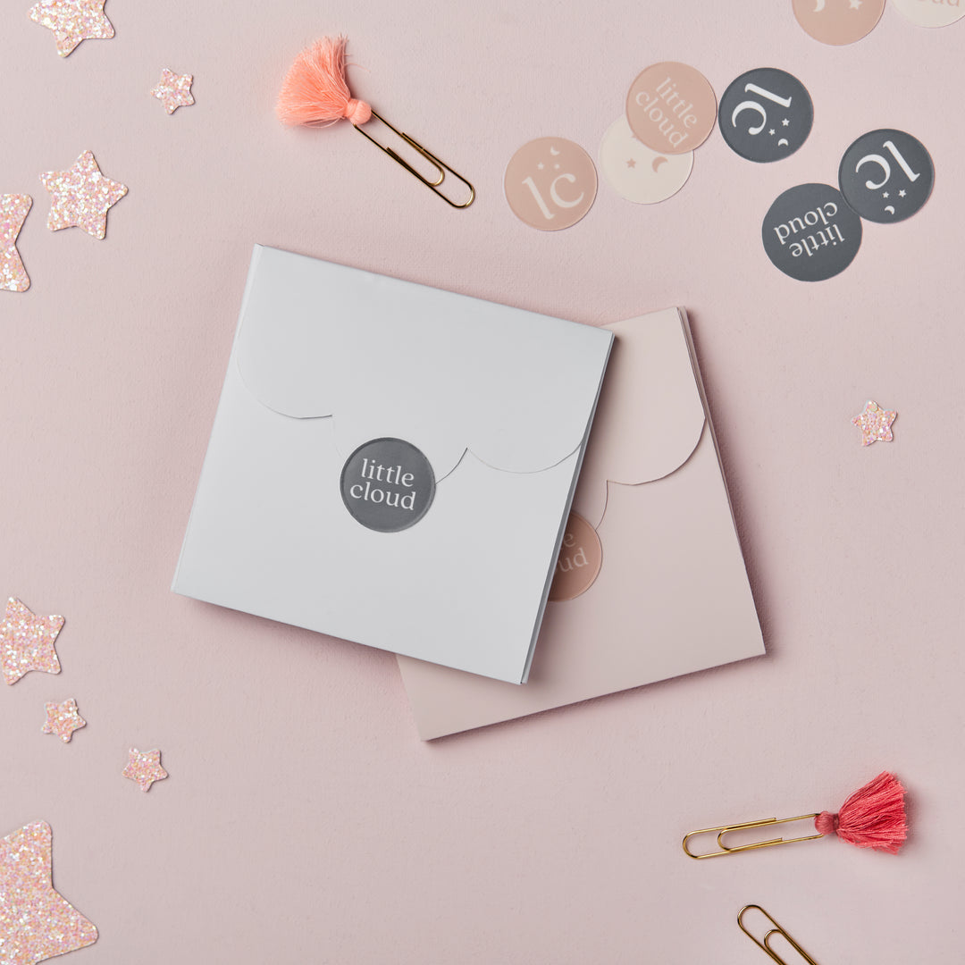 Sleepy Grey- Blue Glitter Stars Wall Stickers®