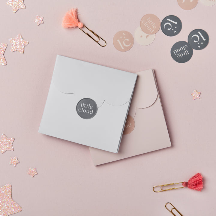 Sleepy Grey- Blue Glitter Stars Wall Stickers®