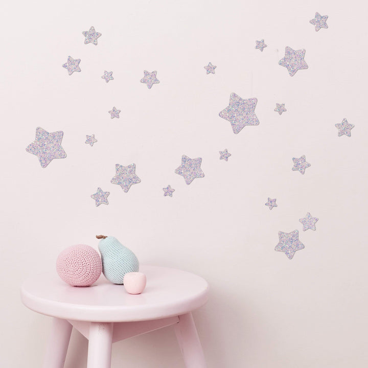 Mermaid Glitter Star Wall Stickers
