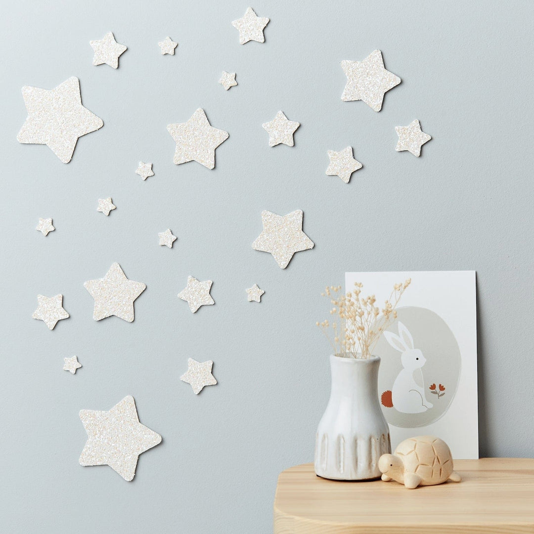 Snow Glitter Star Wall Stickers®