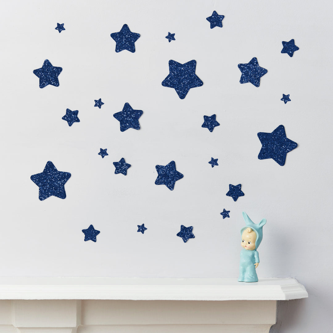 Midnight Glitter Stars Wall Stickers®