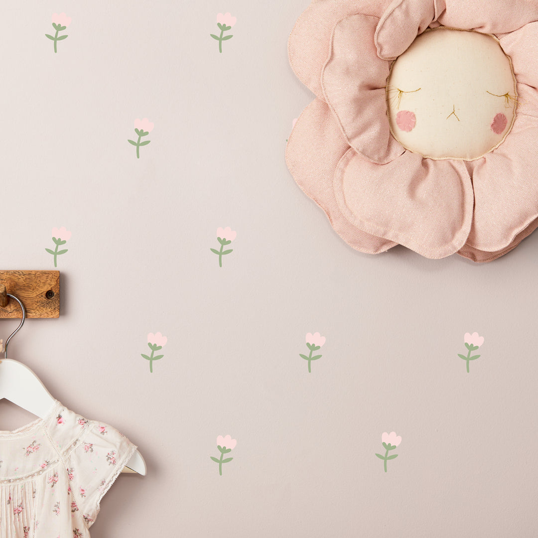 The Pale Pink Bloom Decal Set