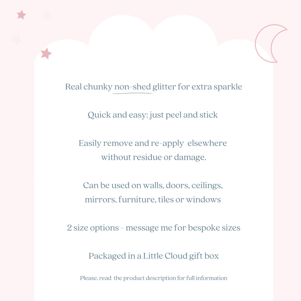 a pink background with a white cloud and stars