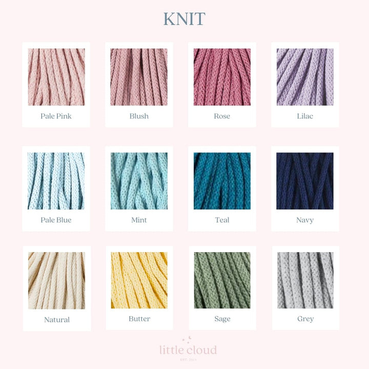 Knit Hoop Name Sign®