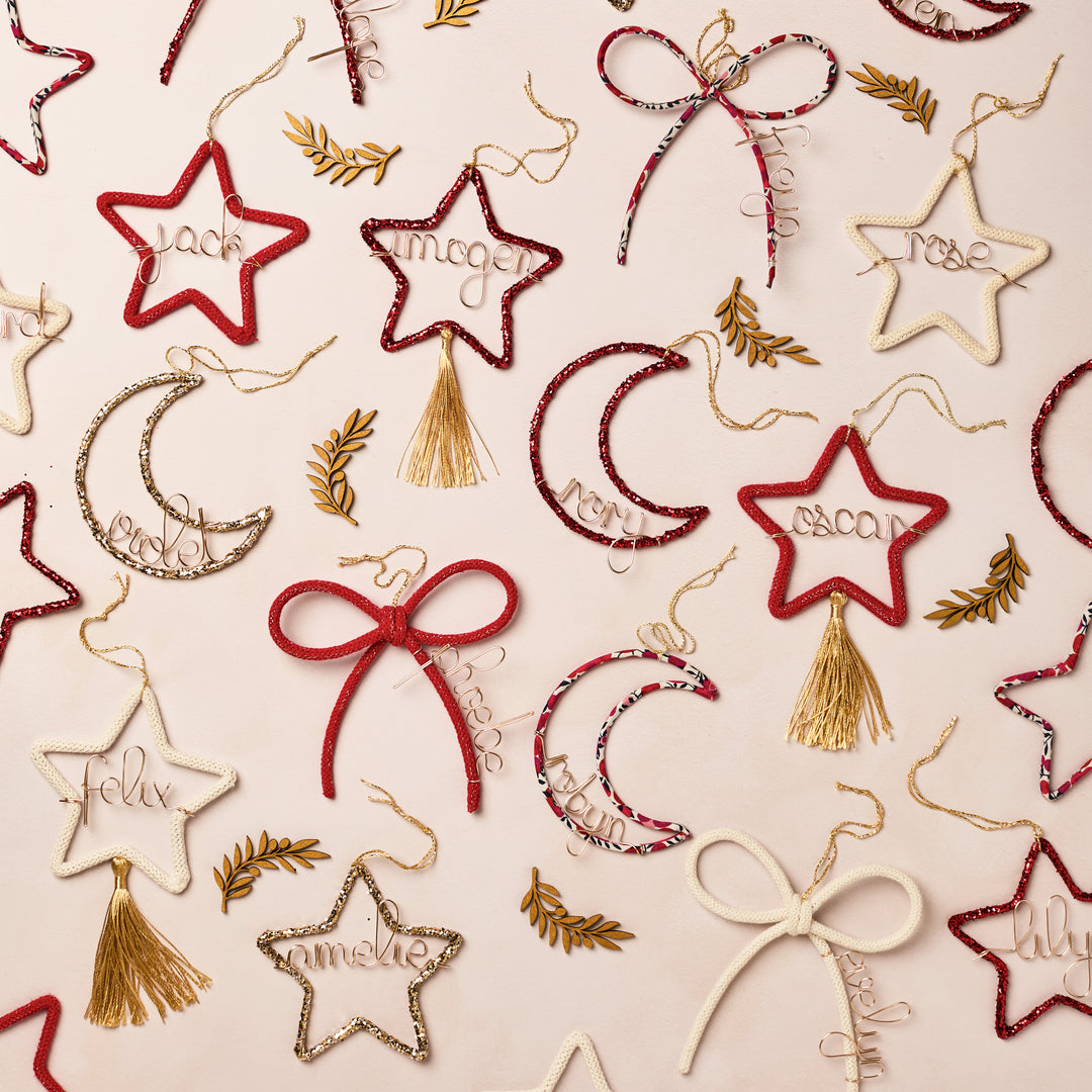 Personalised Glitter Star Ornament