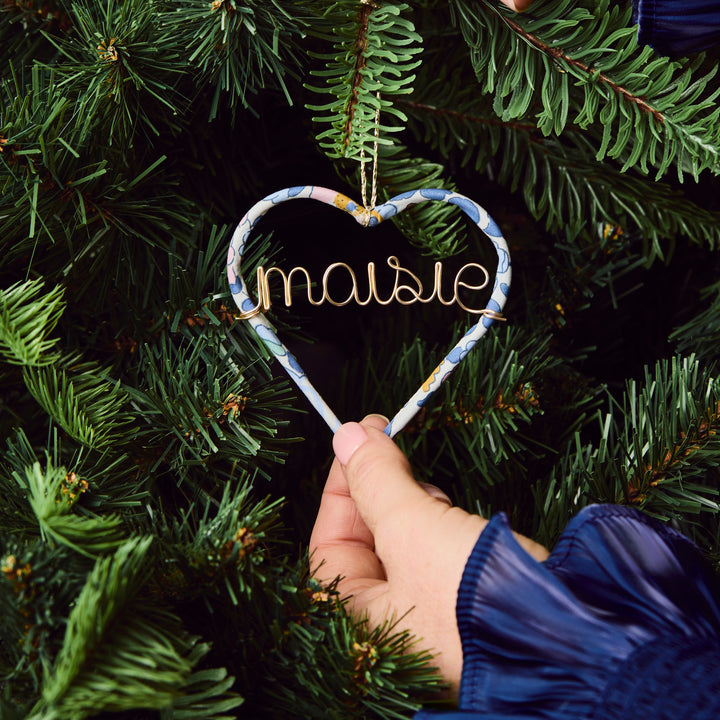 Personalised Liberty Heart Ornament