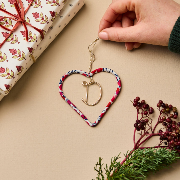 Personalised Liberty Heart Ornament