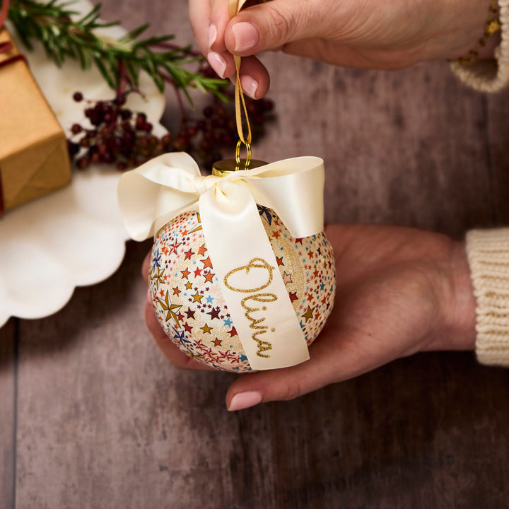 Glitter & Liberty Personalised Bauble