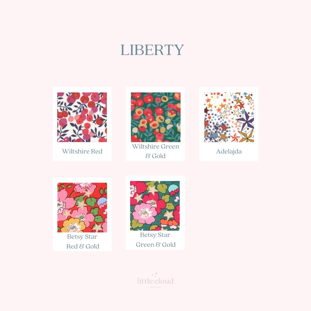 Personalised Liberty & Ribbon Bauble