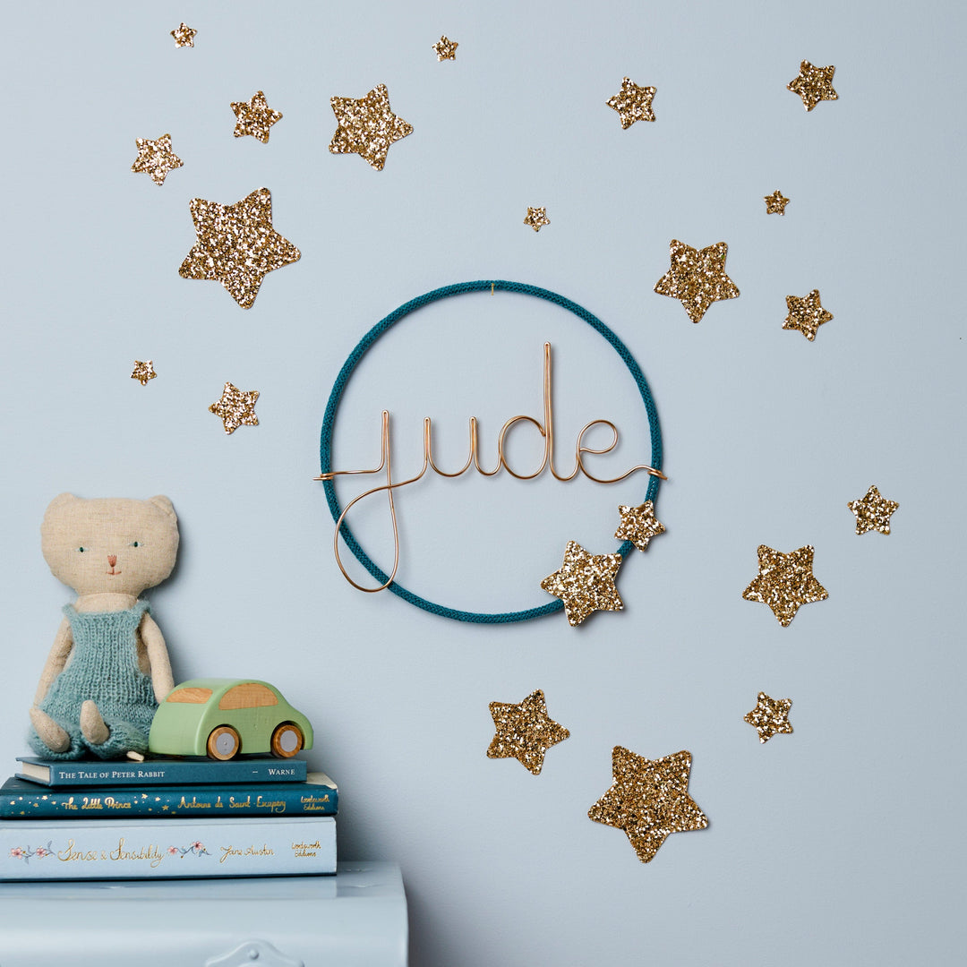 Knit Hoop Name Sign®