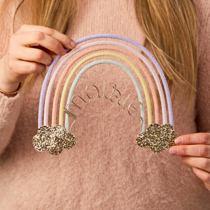 Bisous Personalised Glitter & Knit Rainbow®