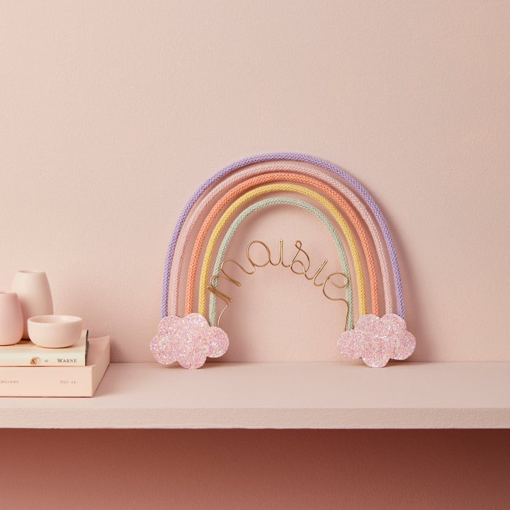 Bisous Personalised Glitter & Knit Rainbow®