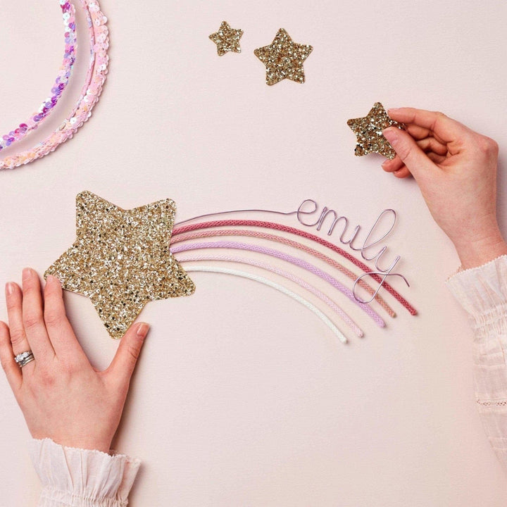 Petal Personalised Glitter & Knit Shooting Star®