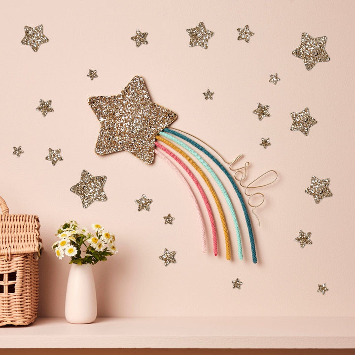 Sunset Personalised Glitter & Knit Shooting Star®