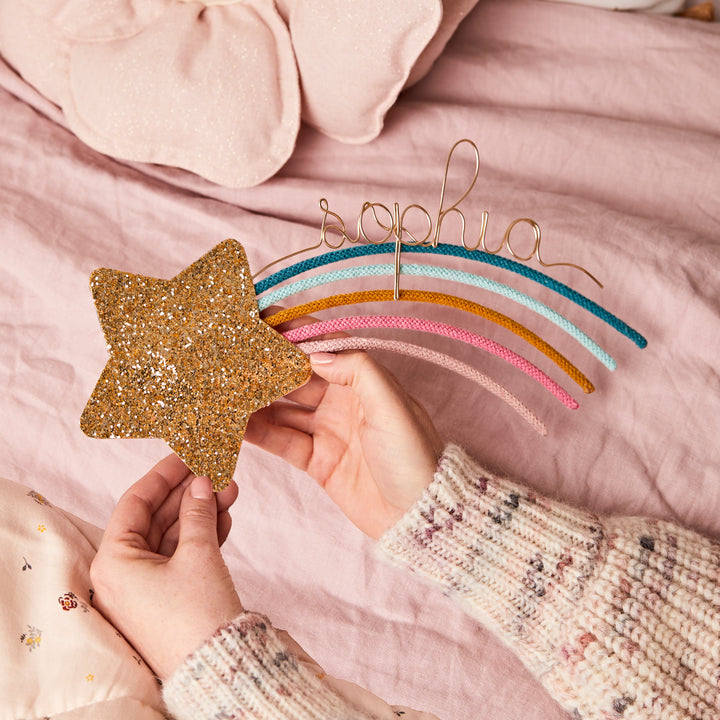 Sunset Personalised Glitter & Knit Shooting Star®